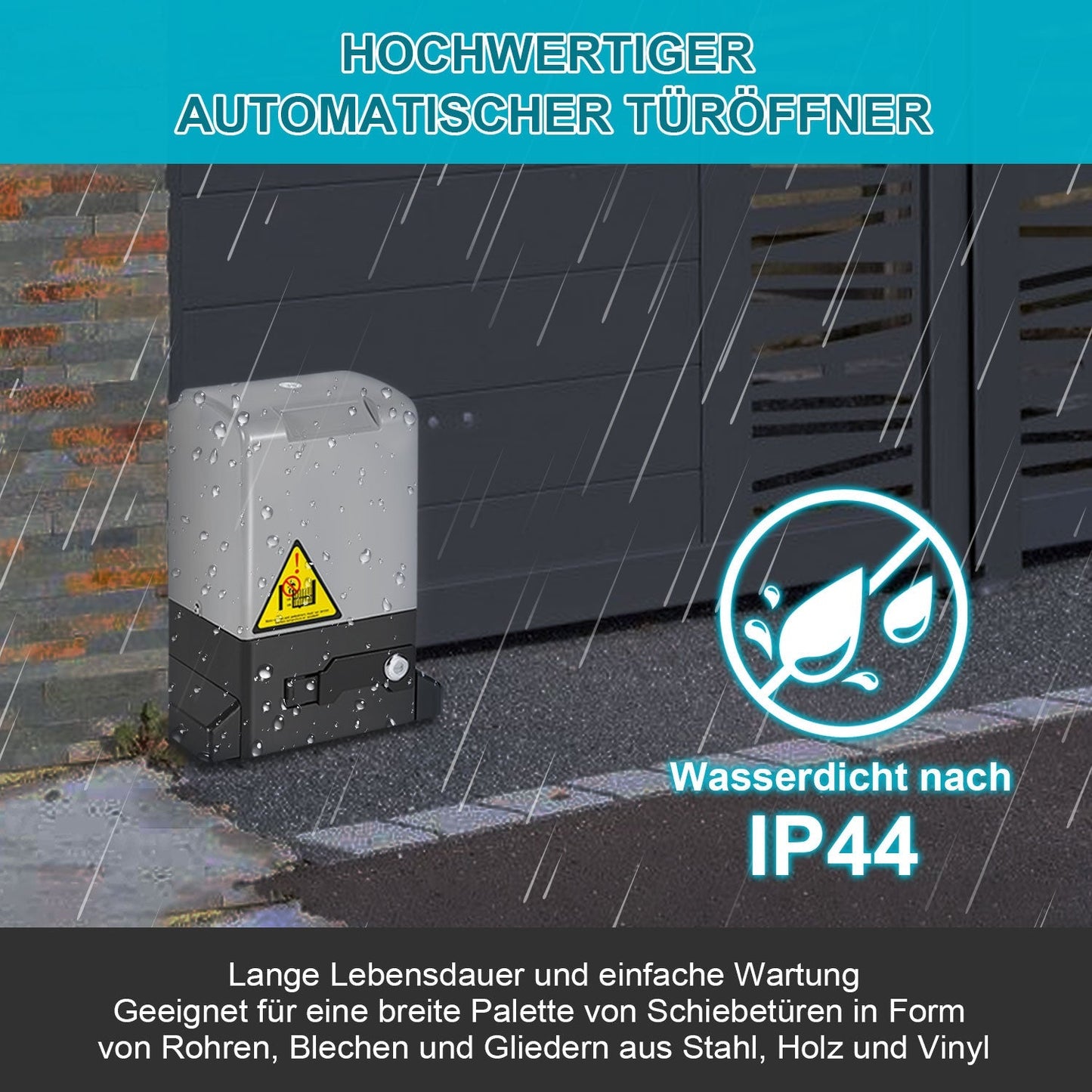 Schiebetorantrieb Garagentoröffner 370W/550W/750W | Karnz