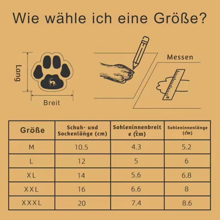 Hundeschuhe warm & atmungsaktiv das ganze Jahr über Karnz