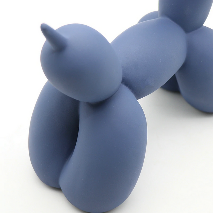 Bunte Ballonhund Skulptur – Moderne Deko für Wohnzimmer und Büro | Karnz