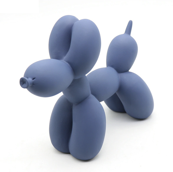 Bunte Ballonhund Skulptur – Moderne Deko für Wohnzimmer und Büro | Karnz