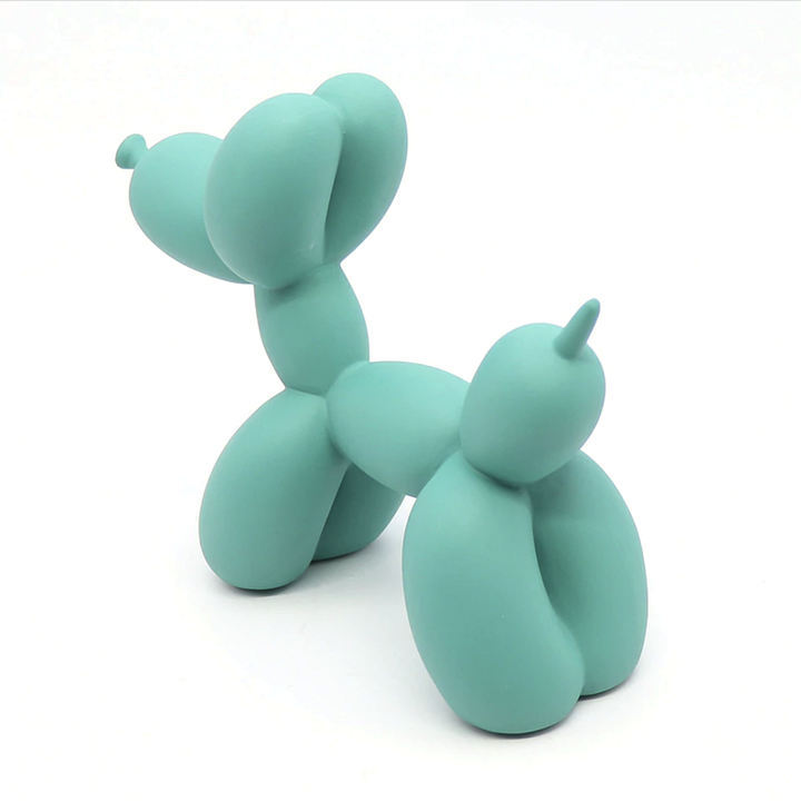 Bunte Ballonhund Skulptur – Moderne Deko für Wohnzimmer und Büro | Karnz