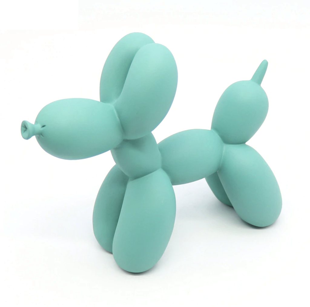 Bunte Ballonhund Skulptur – Moderne Deko für Wohnzimmer und Büro | Karnz