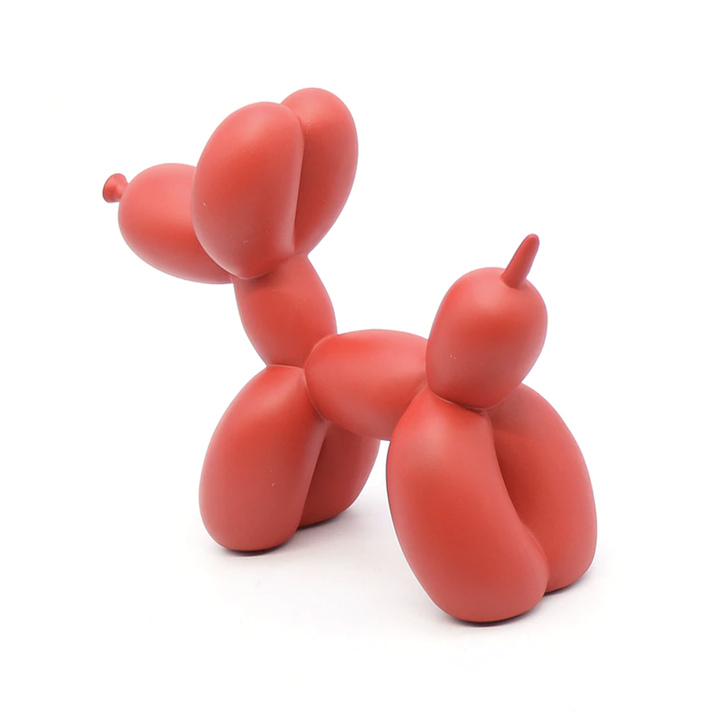 Bunte Ballonhund Skulptur – Moderne Deko für Wohnzimmer und Büro | Karnz