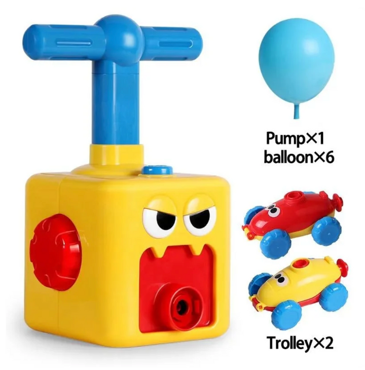Spaßiges Luftballon-Auto Spielzeug Pumpen-Set | Karnz