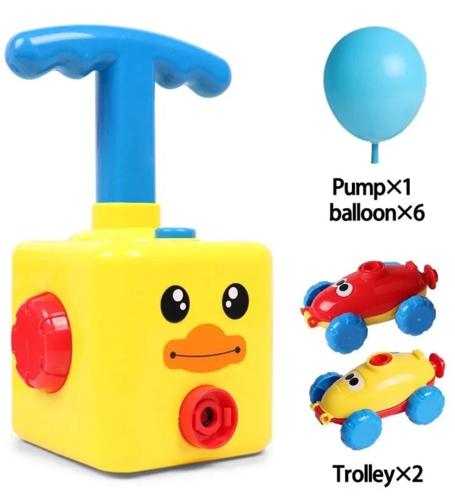 Spaßiges Luftballon-Auto Spielzeug Pumpen-Set | Karnz
