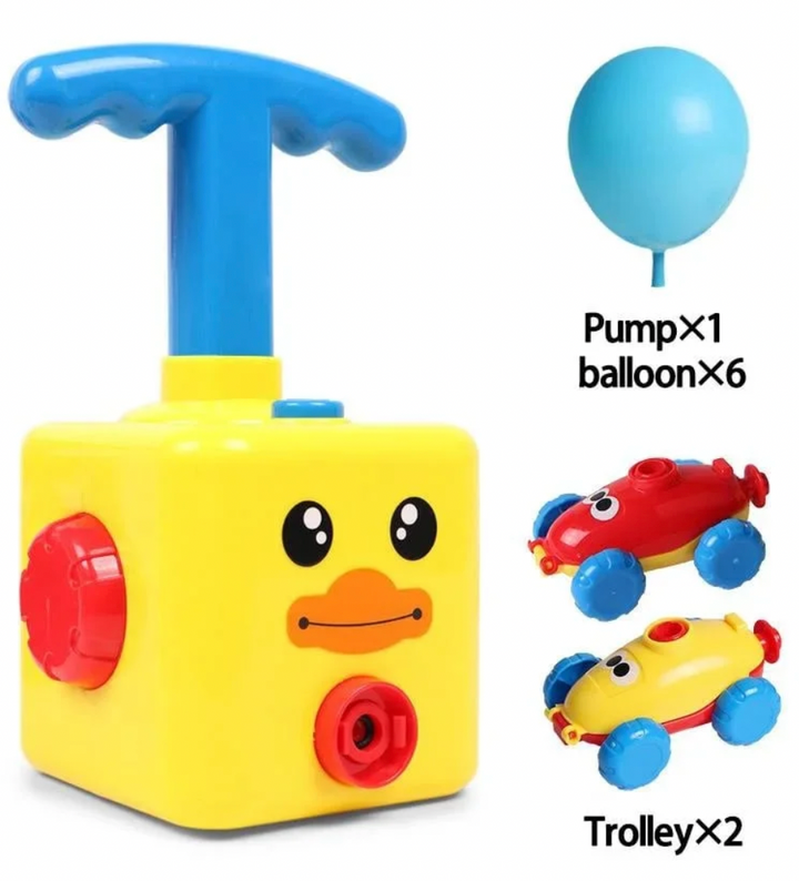Spaßiges Luftballon-Auto Spielzeug Pumpen-Set | Karnz