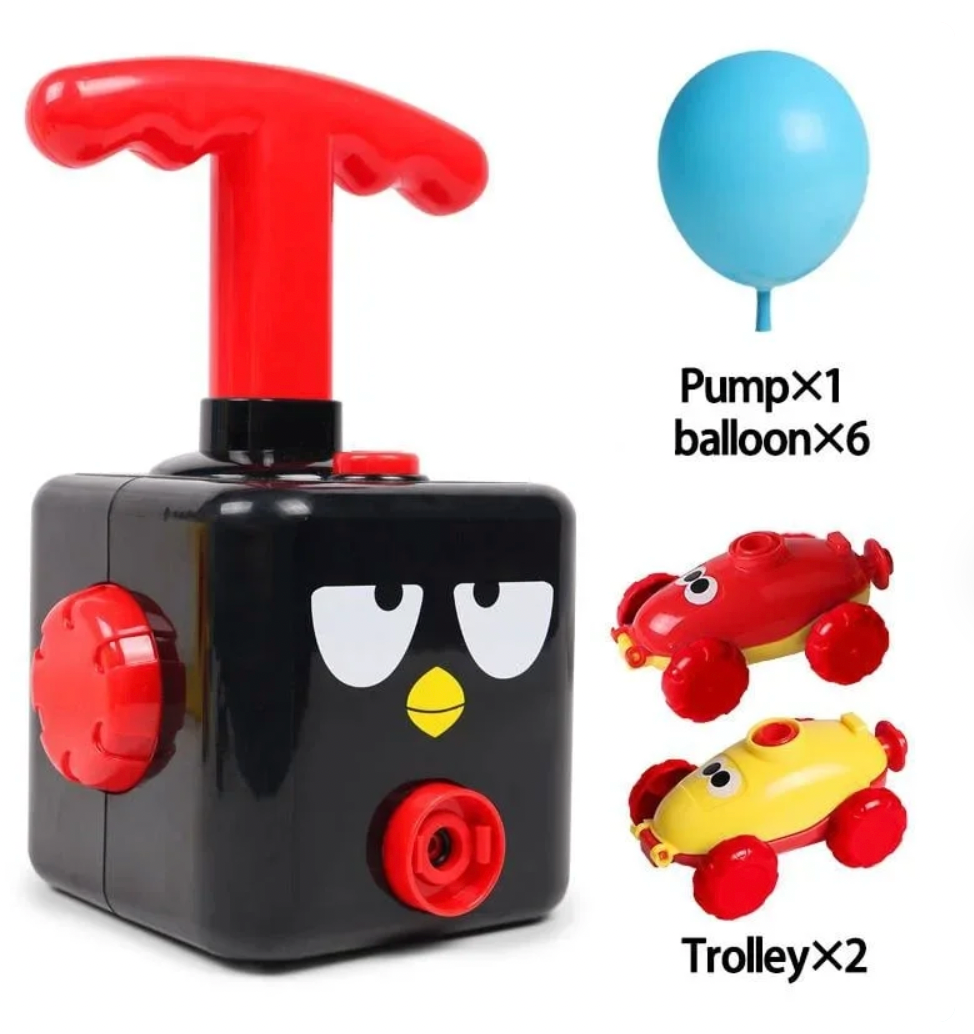 Spaßiges Luftballon-Auto Spielzeug Pumpen-Set | Karnz