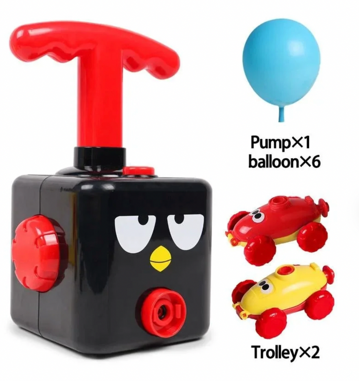 Spaßiges Luftballon-Auto Spielzeug Pumpen-Set | Karnz