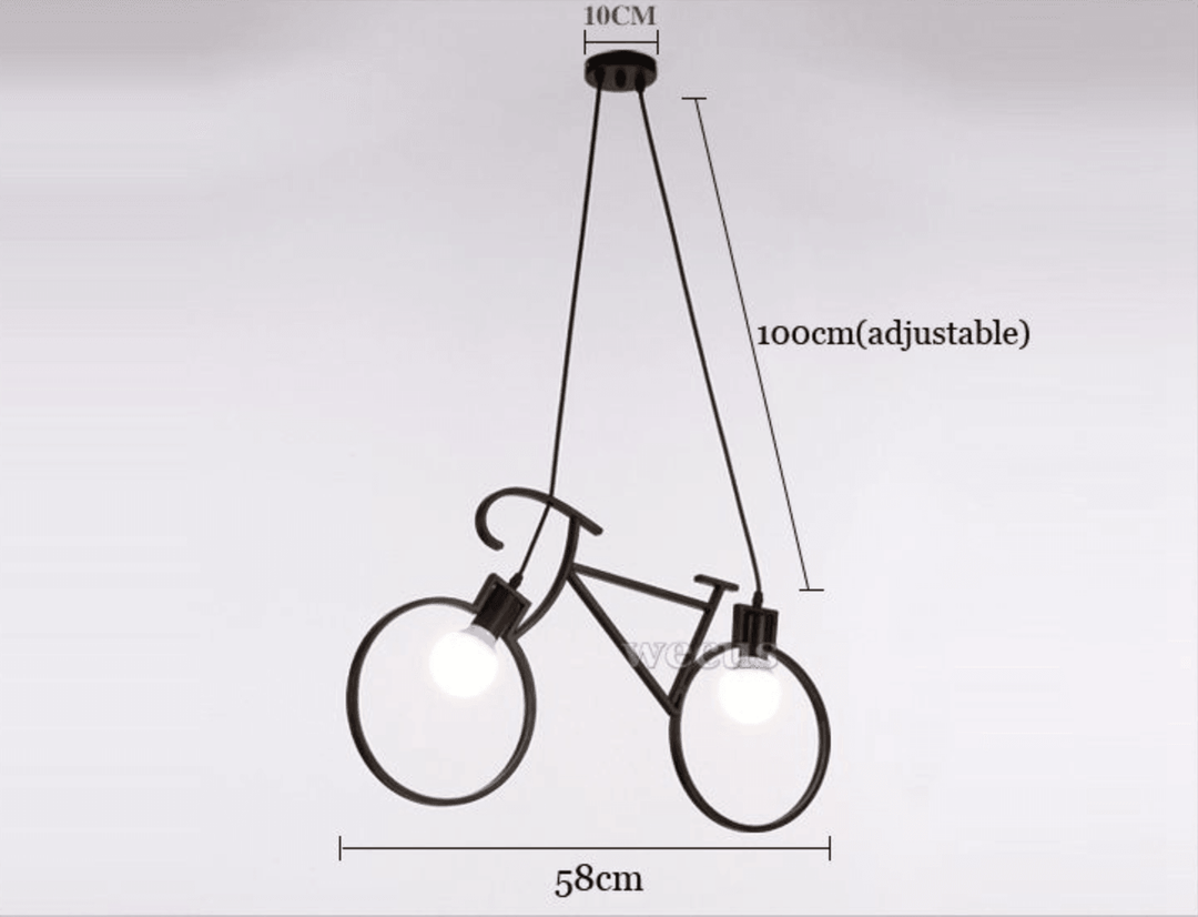 Moderne Fahrrad Nordischer Stil Tropfenlicht Kronleuchter Lampe | Karnz