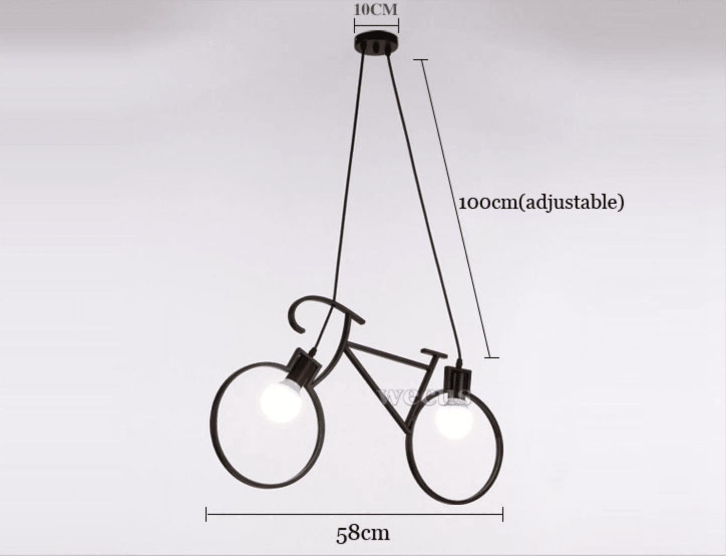Moderne Fahrrad Nordischer Stil Tropfenlampe Kronleuchter | Karnz
