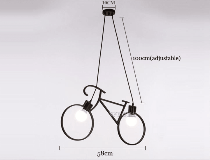 Moderne Fahrrad Nordischer Stil Tropfenlampe Kronleuchter | Karnz