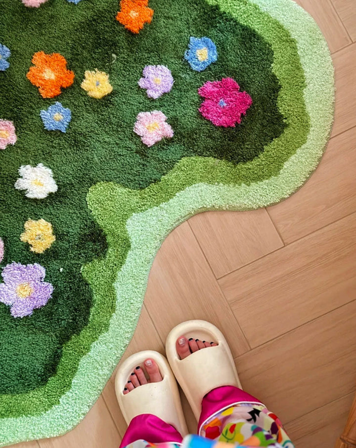 Moos- und Blumen-Garten-Teppich | Karnz