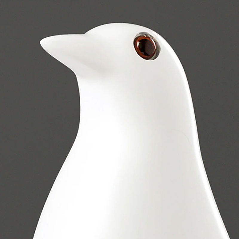 Scandi House Bird – Nordische Dekorative Figur in Schwarz oder Weiß | Karnz