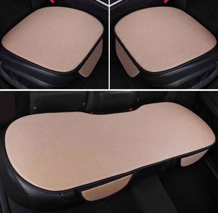 BreezeComfort Autositzbezug Set – Atmungsaktive Eis-Seitenautositzauflage mit Massageeffekt | Karnz