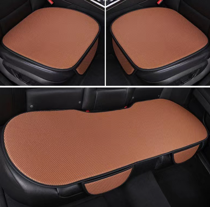 BreezeComfort Autositzbezug Set – Atmungsaktive Eis-Seitenautositzauflage mit Massageeffekt | Karnz