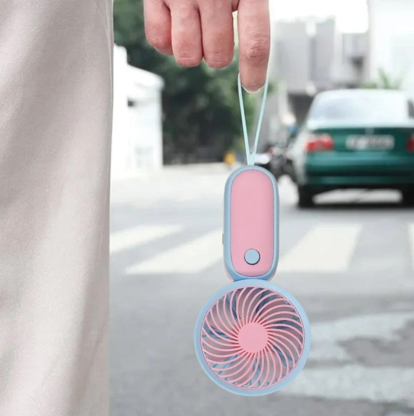 Minimalist Hand Held Portable Rechargeable Fan | Karnz