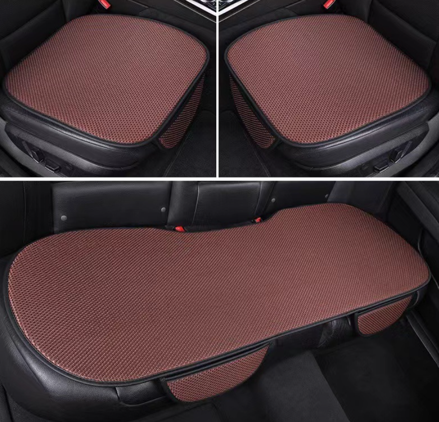 BreezeComfort Autositzbezug Set – Atmungsaktive Eis-Seitenautositzauflage mit Massageeffekt | Karnz
