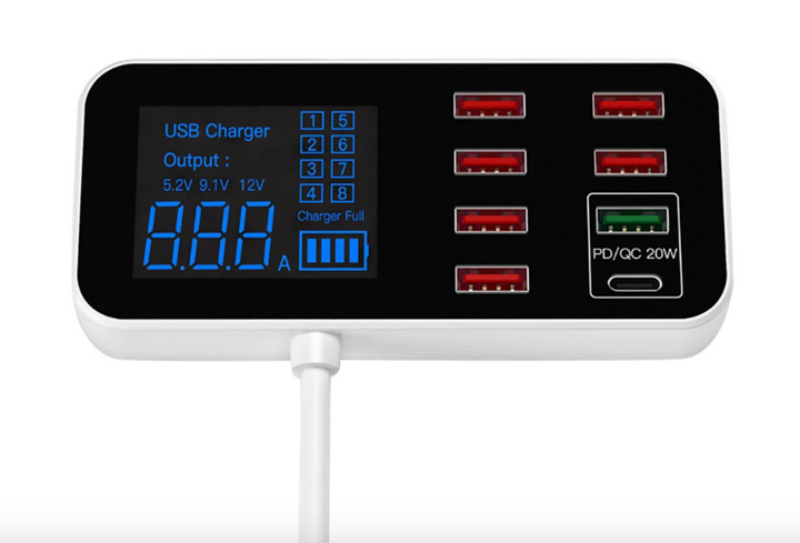 Karnz | Eindhoven Multi-USB-Ladegerät | Schnellladegerät für Netzadapter