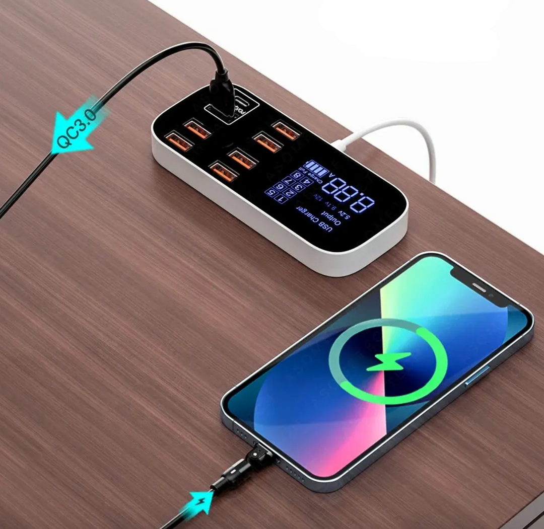 Karnz | Eindhoven Multi-USB-Ladegerät | Schnellladegerät für Netzadapter