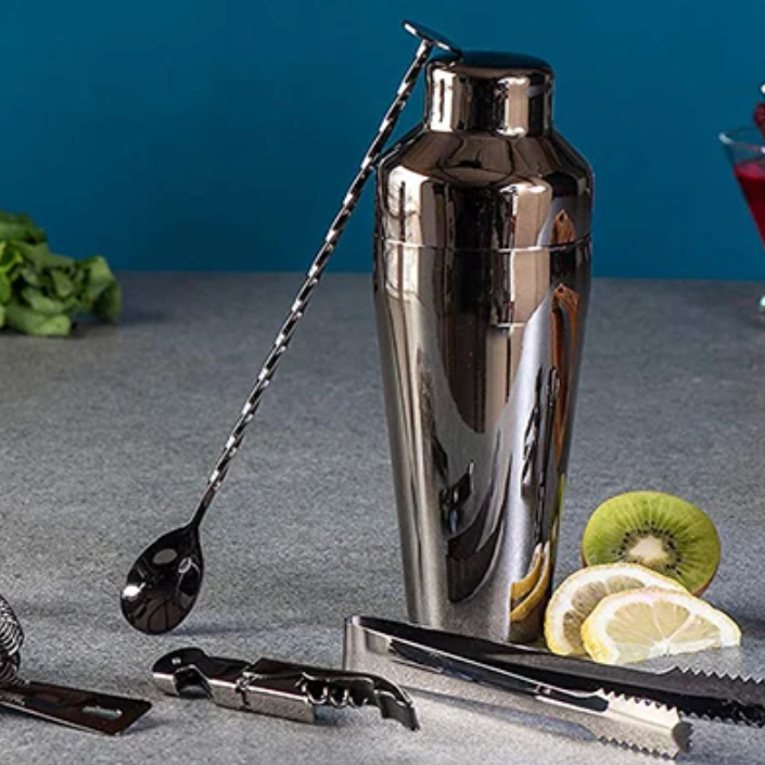Stirré Elite Cocktail Set – Luxus Metall Bar Set Essentials | Karnz