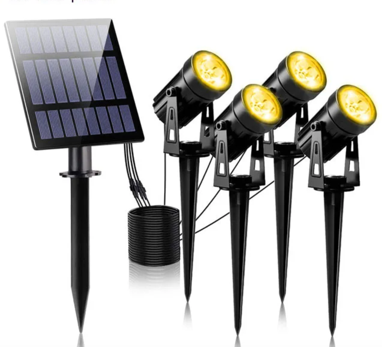 Solar-Spotlights 5-teilige Set Karnz