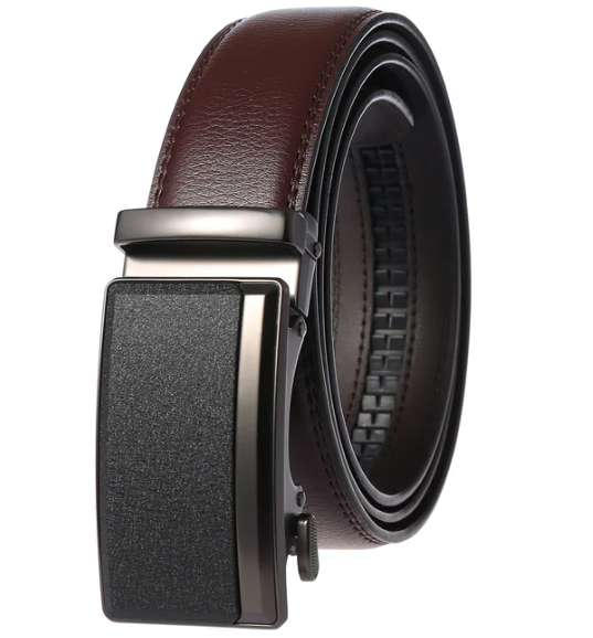 Eleganter Luxus Herren Gürtel mit Automatischer Schnalle