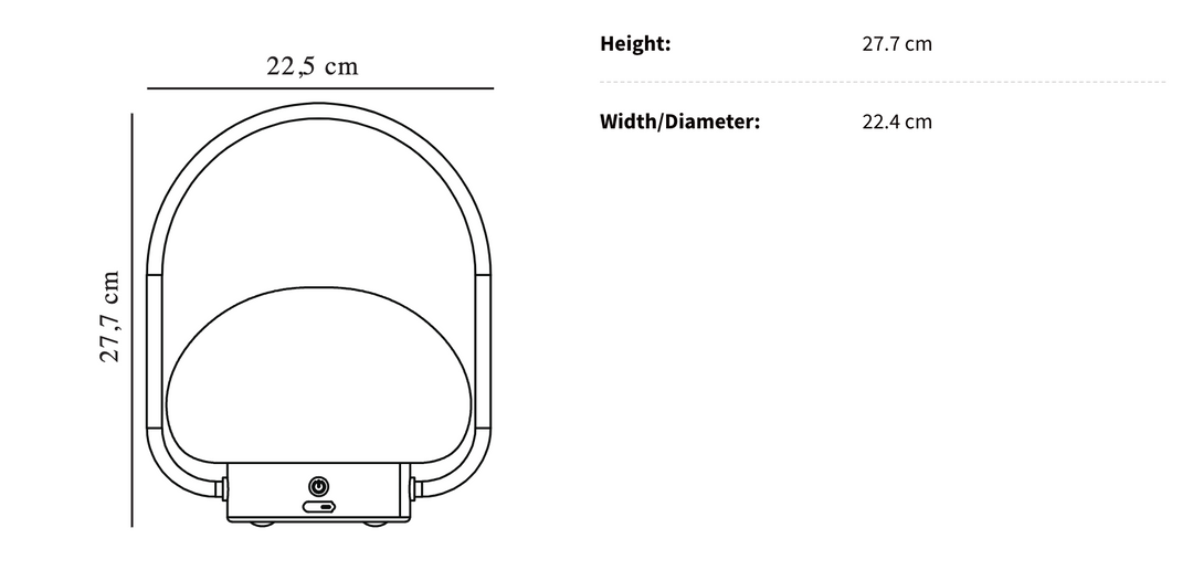 Orinthia Wireless Tischlampe | Karnz