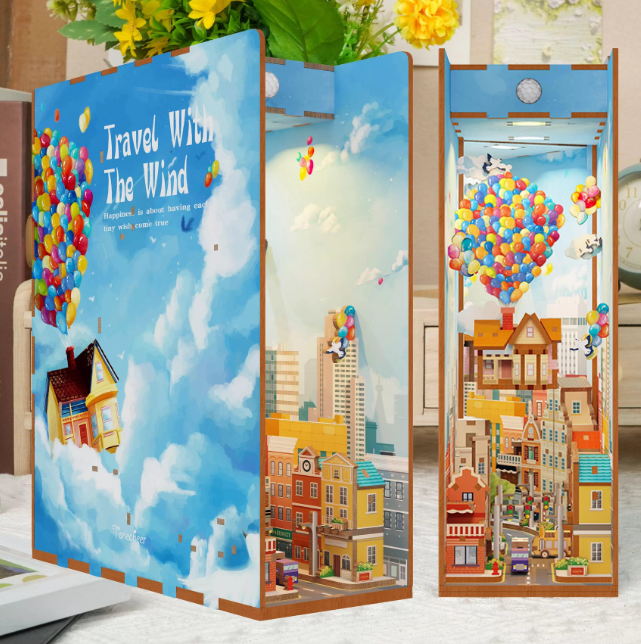 3D-Holz Puzzle DIY-Bücherregal Kit | Karnz
