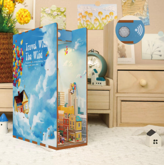 3D-Holz Puzzle DIY-Bücherregal Kit | Karnz