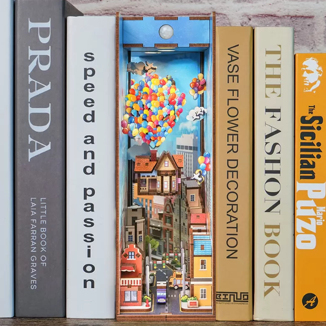 3D-Holz Puzzle DIY-Bücherregal Kit | Karnz