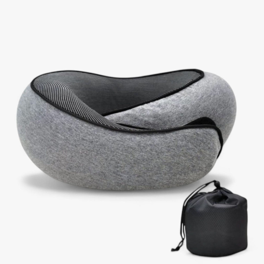 Ergonomisches Reise-Nackenkissen aus Memory-Schaum