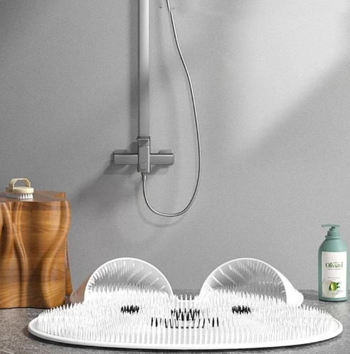 Multifunktionale Silikon Massage Matte | Ultimativer Duschbegleiter | Karnz