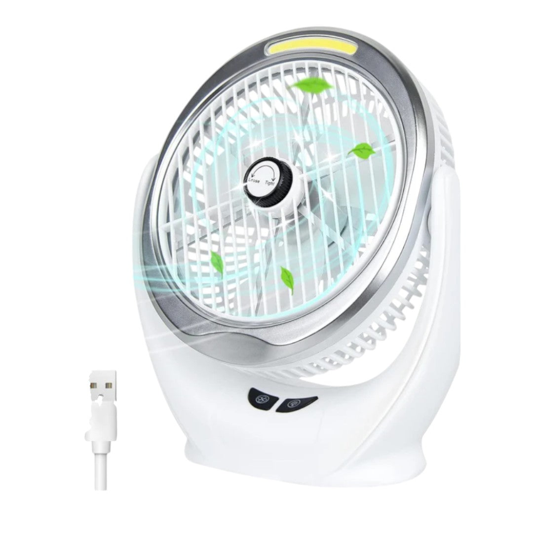 Tragbarer Kühl-USB-Desktopventilator mit starkem Luftstrom | Karnz