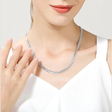 Halskette aus Sterlingsilber – Elegantes Geschenk für Damen