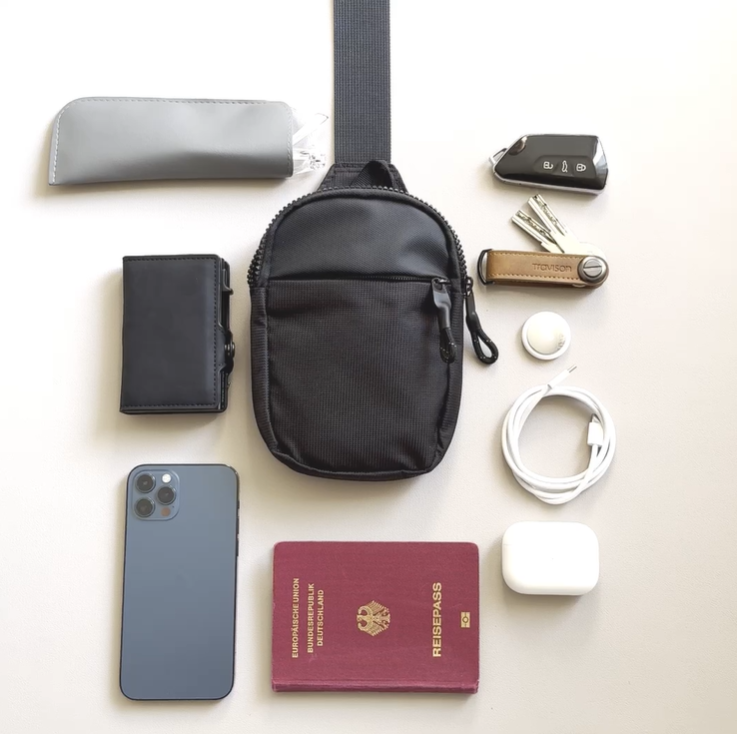 UrbanGuard Sling Bag | Kompakt, Sicher, Wasserdicht | Karnz