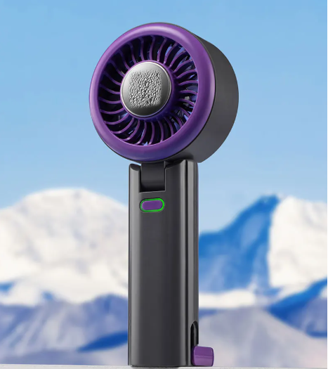 Skye Mini Ventilator mit Kühlplatte – Tragbarer Ventilator mit 100 Geschwindigkeiten und verstellbarem Luftzug | Karnz