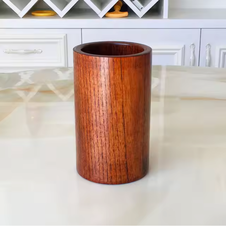EcoWood – Luxuriöses Kochgeschirrset aus Holz mit Aufbewahrungseimer Karnz