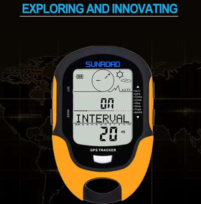 GPS-Tracker Outdoor Schwarz Orange | Karnz
