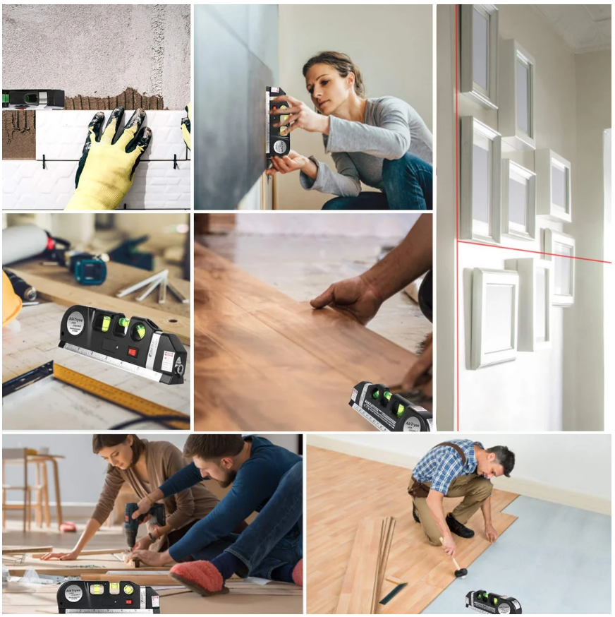 4-in-1 Laser-Level-Messband-Werkzeug | Karnz