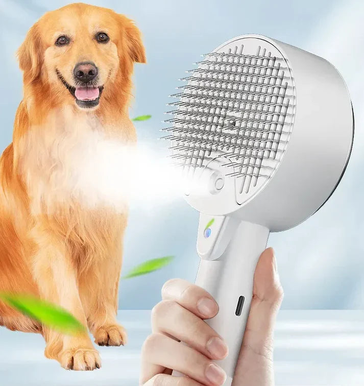 3-in-1 Elektrische Spray Massage Kamm für die Grooming von Hunden & Katzen Karnz
