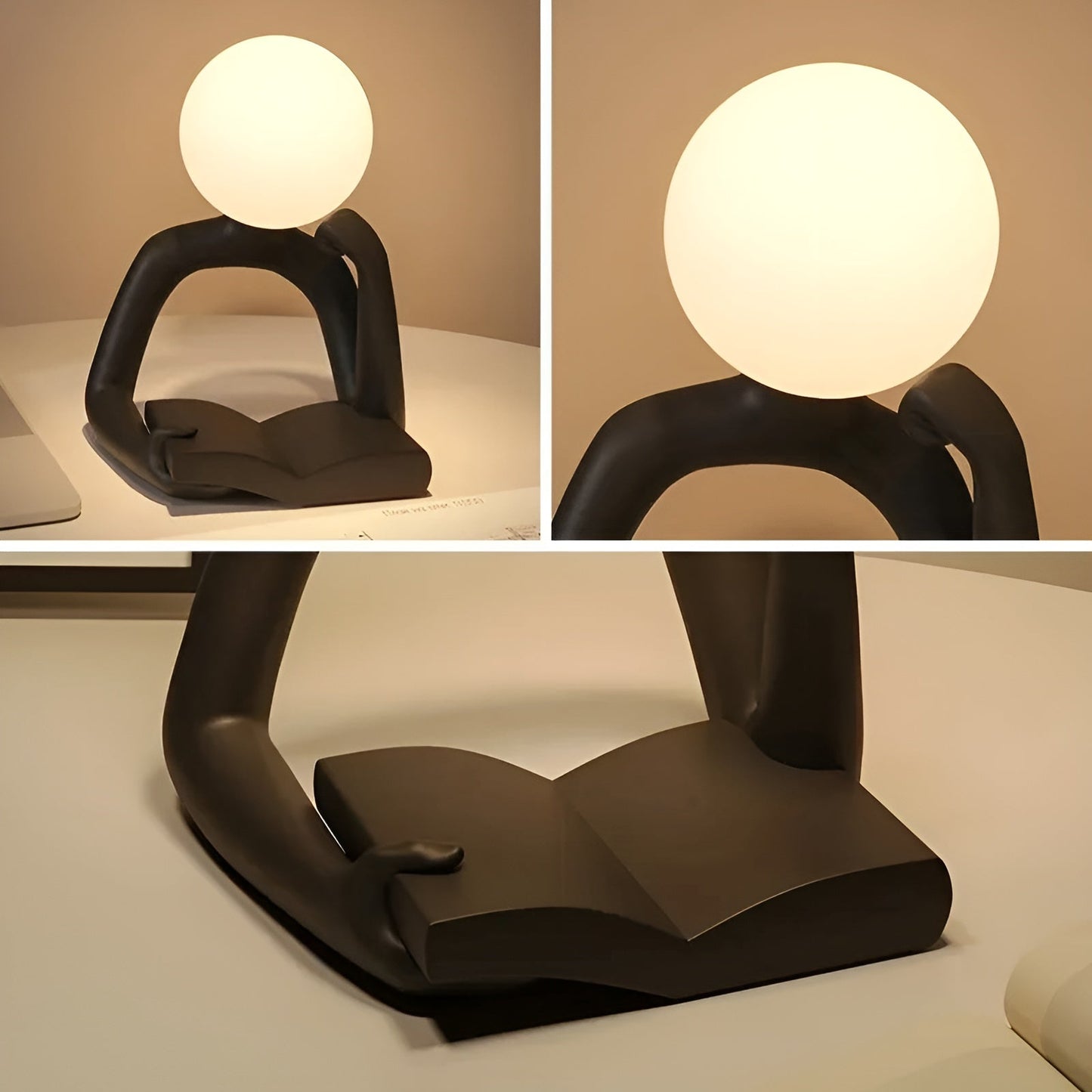 Aura Sculpt Lampe - Moderne Tischlampe mit abstraktem Design | Karnz