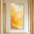 Große florale bunte abstrakte Wandkunst Fine Art Leinwanddrucke orange-gelbe Blütenposter Bilder für das Wohnzimmer Wohnkultur | Karnz