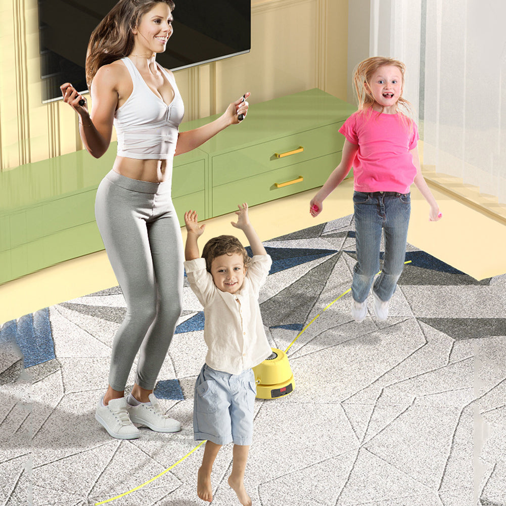 Smart Elektronisches Springseilgerät – Interaktives Cardio-Fitnessgerät für Familie und Kinder | Karnz