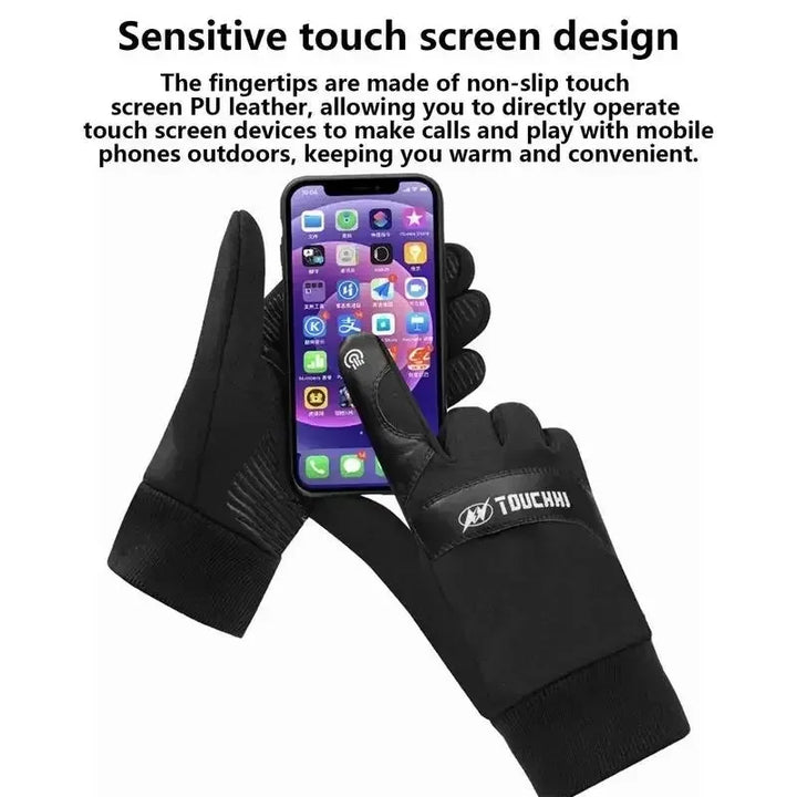 Karnz | ThermaGlide USB beheizte Handschuhe | Wasserdicht & Touchscreen-kompatibel | Winterhandschuhe für Skifahren, Motorradfahren & Outdoor
