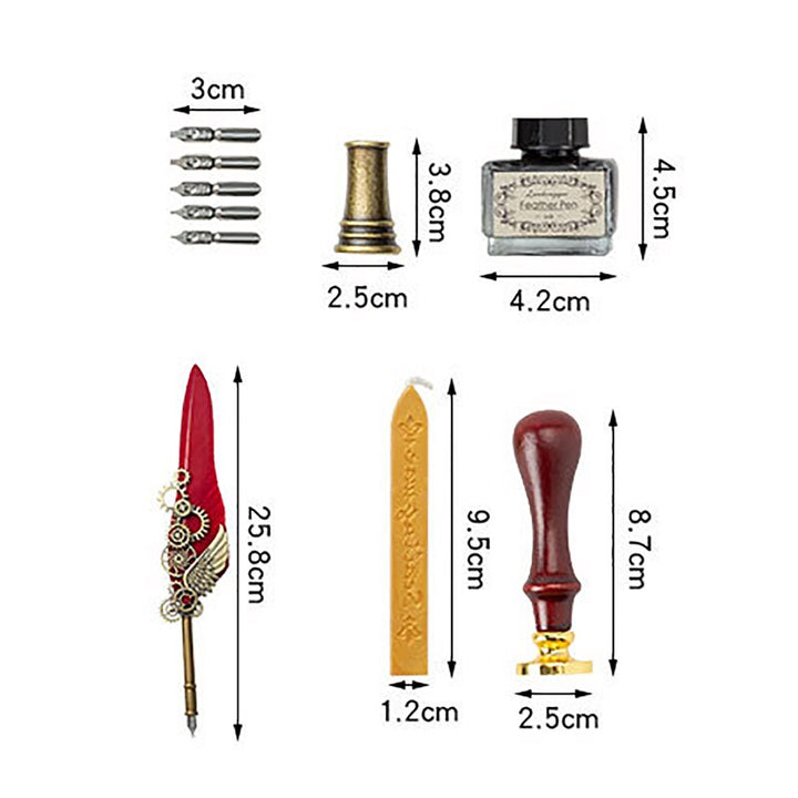 Karnz | Phoenix Feather Mechanik Kalligrafie Stift Set