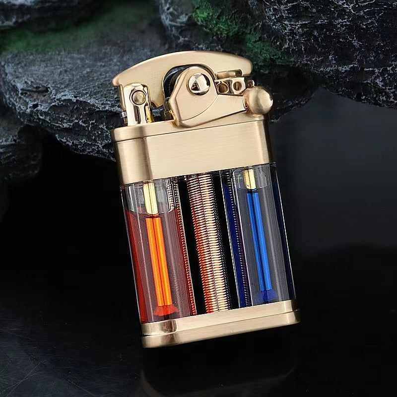 Eleganter Retro Slim Metallfeuerzeug | Karnz