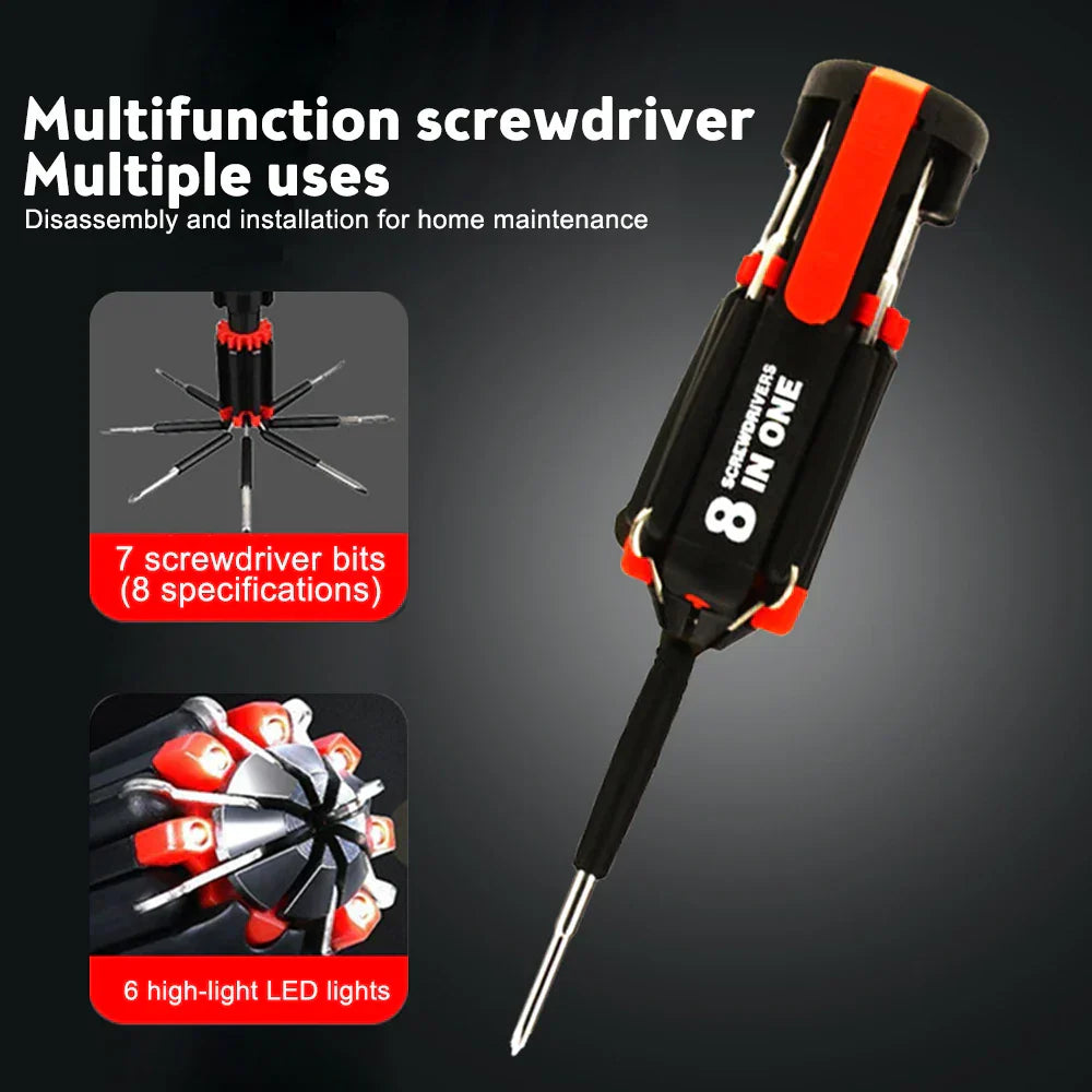 Bright Fix 8in1 LED Multi-Tool Schraubendreher | Karnz