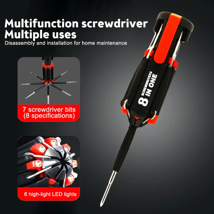Bright Fix 8in1 LED Multi-Tool Schraubendreher | Karnz