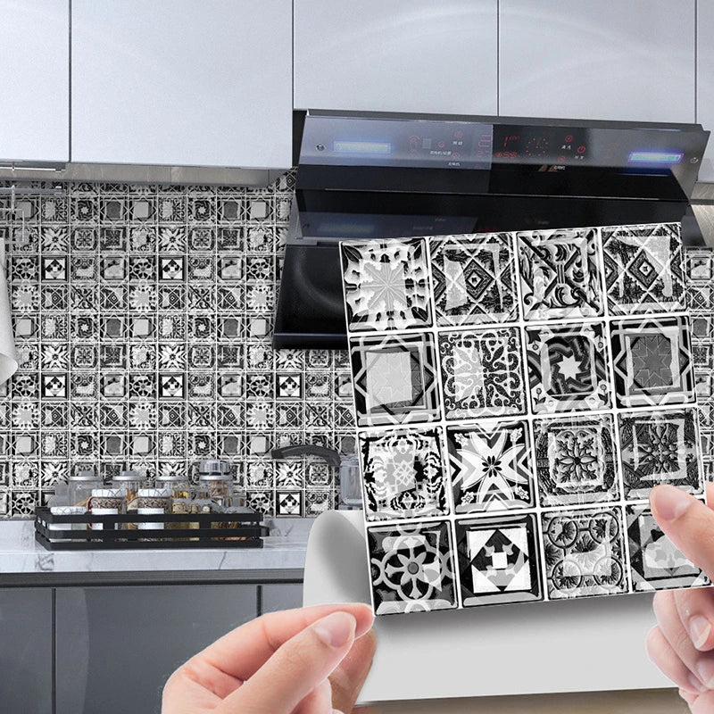 DecoMosaic 3D Mosaik Wandfliesen Aufkleber Karnz