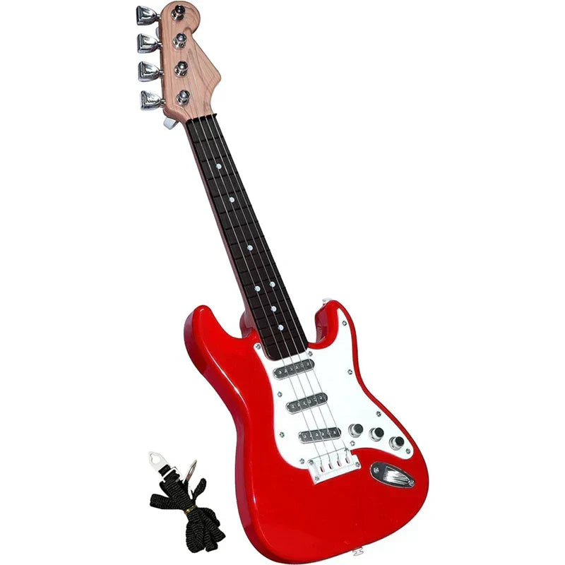 4-Saiten E-Gitarre Spielzeug für Kinder - Tragbares Musikinstrument, Perfektes Geschenk für junge Musiker